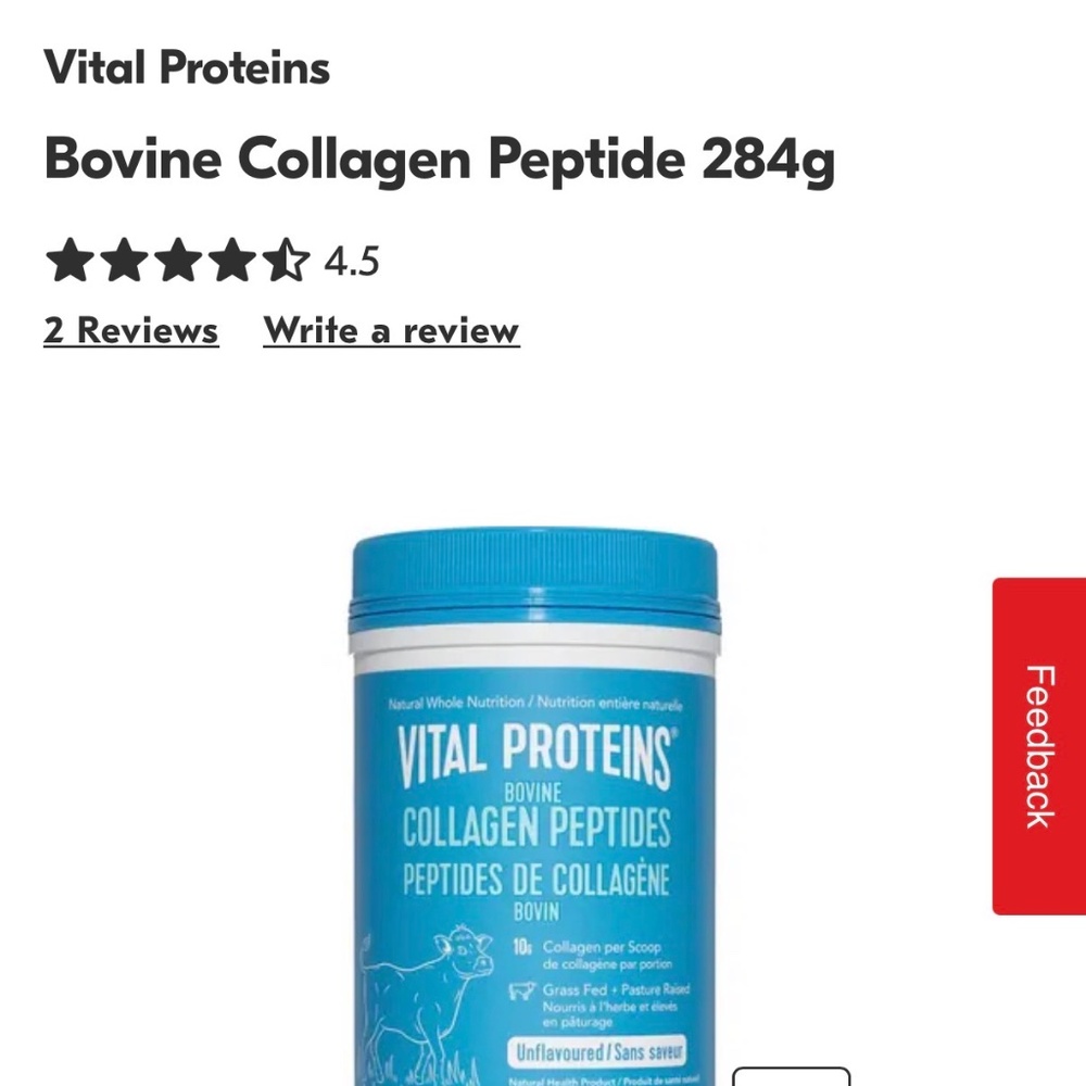 Vital protein collagen